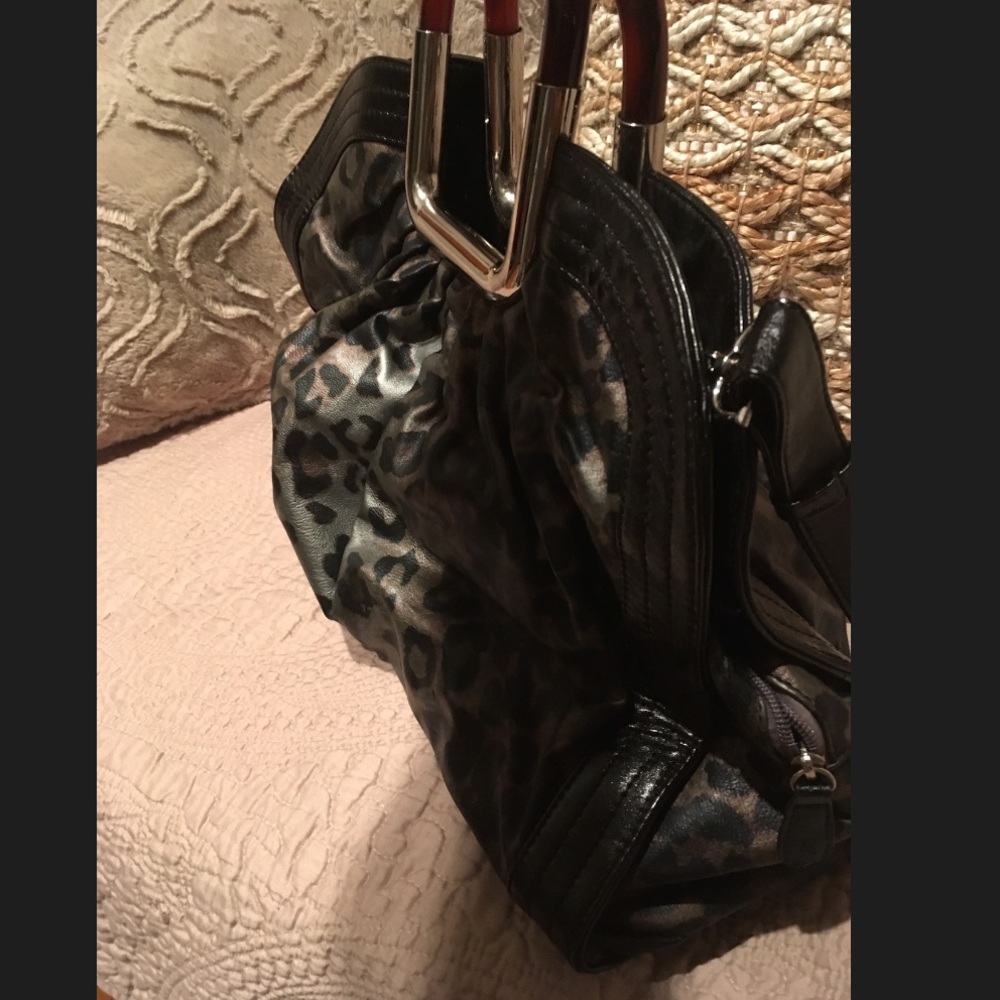 Animal print handbag